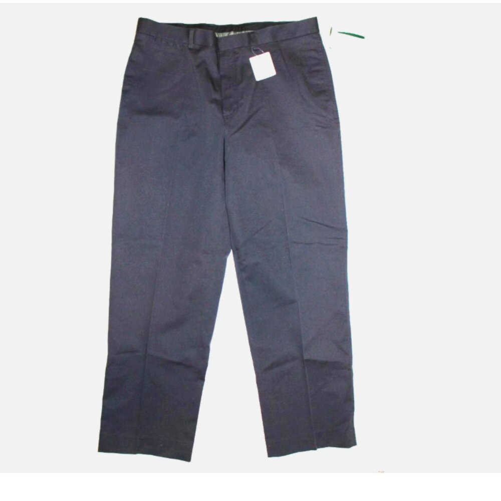 L.L. Bean Navy Blue Men's Pants 37 x 32 Wrinkle Free Cotton